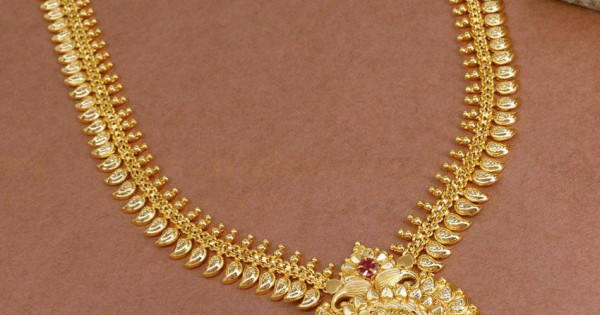Pure Gold Tone Micro Gold Plated Haram Design For Marriage HR3072
