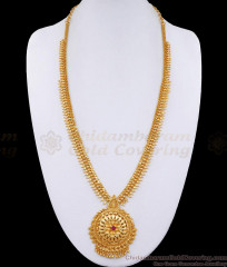 Classic 22K Gold Finish Mullaipoo Haram Wedding Jewellery For Women HR3162 Classic 22K Gold Finish Mullaipoo Haram Wedding Jewellery For Women HR3162