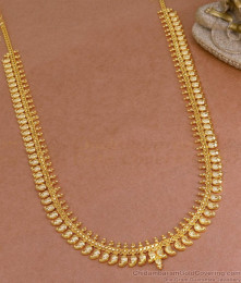 Buy 1 Gram Gold Light Weight Mango Haram Design Online HR3171