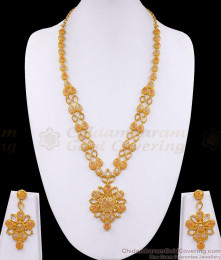 22Kt Yellow Gold Haram Enamel Design With Floral Earring HR3195 22Kt Yellow Gold Haram Enamel Design With Floral Earring HR3195