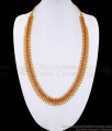 Full Ruby Stone Mullaipoo Malai Gold Plated Long Haram HR3251 Full Ruby Stone Mullaipoo Malai Gold Plated Long Haram HR3251