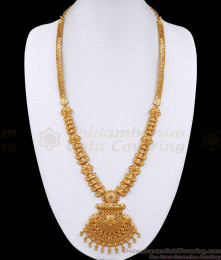 Women Bridal Gold Imitation Haram Floral Design Online HR3258 Women Bridal Gold Imitation Haram Floral Design Online HR3258