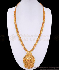 New Model Floral Design Ruby Stone Long Haram Guarantee Jewelry HR3266 New Model Floral Design Ruby Stone Long Haram Guarantee Jewelry HR3266