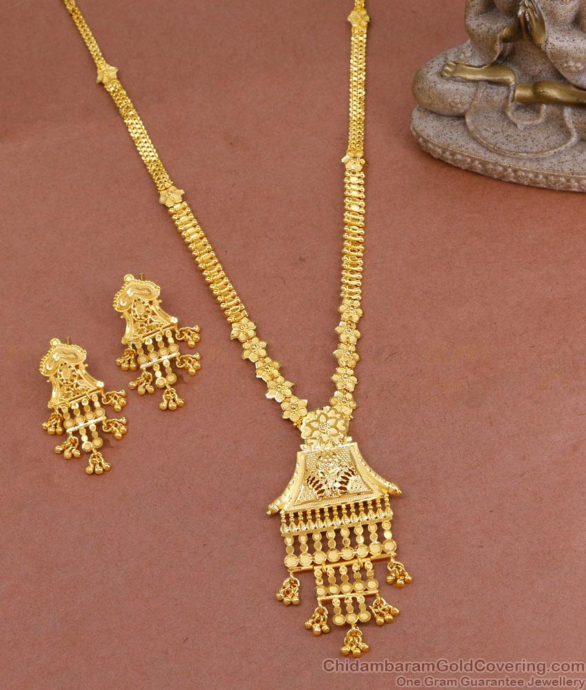 Light Weight Forming Gold Haram For Women Marriage HR3311 Light Weight Forming Gold Haram For Women Marriage HR3311