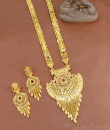 Turkish Wedding 2 Gram Gold Haram Earring Set Shop Online HR3344