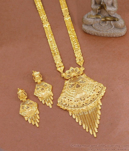 New Arrival Pure Gold Tone Turkish Haram Designs For Brides HR3347