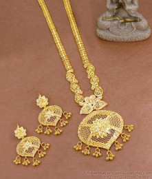 Mango Design Dubai Gold Long Haram Set  2 Gram Gold Jewelry HR3349
