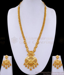 Mango Design Dubai Gold Long Haram Set  2 Gram Gold Jewelry HR3349