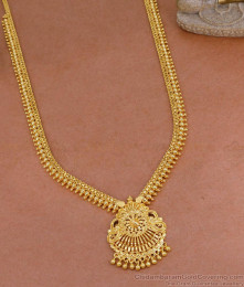 Real Gold Design Long Haram Beads Design Without Stone HR3352 Real Gold Design Long Haram Beads Design Without Stone HR3352