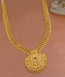 South Indian Mullaipoo Gold Plated Haram Wedding Jewelry HR3359