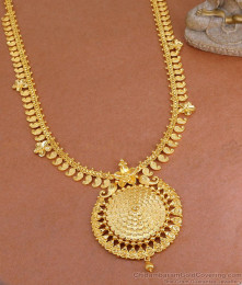 Attractive Floral Charms Gold Imitation Mango Haram For Marriage HR3370