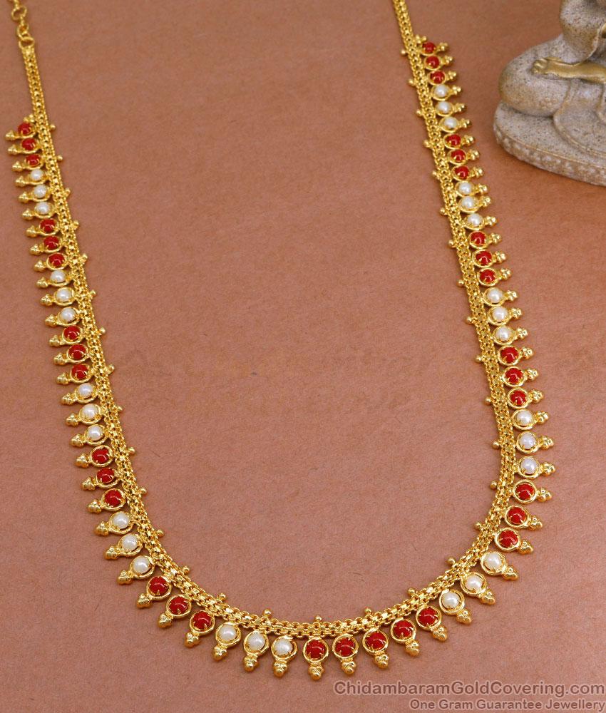 Buy Red Coral Stone Micro Gold Plated Haram Design Pearl Jewelry HR3378 Buy Red Coral Stone Micro Gold Plated Haram Design Pearl Jewelry HR3378