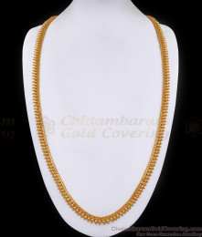 2 in 1 Very Long Haram and Hip Chain Plain 1 Gram Gold Jewelry Design For Women HR3389