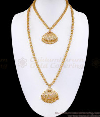 Original Impon Panchaloha Peacock Haram Necklace Combo Jewelry Set For Marriage HR3391 Original Impon Panchaloha Peacock Haram Necklace Combo Jewelry Set For Marriage HR3391