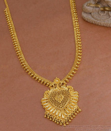 Attractive Kerala Pattern Gold Imitation Haram Mullai Mottu Design HR3400