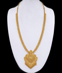 Attractive Kerala Pattern Gold Imitation Haram Mullai Mottu Design HR3400