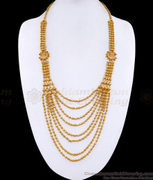 Premium Quality Multi Line Rani Haram Peacock Design HR3405