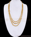 Buy Three Line Milagu Mani Gold Haram Design For Women HR3406 Buy Three Line Milagu Mani Gold Haram Design For Women HR3406