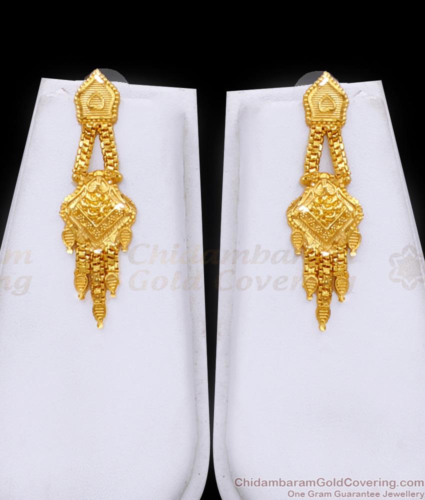 Buy Two Gram Gold Haram Mulli Mottu Design With Matching Earring 