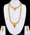 High Quality Forming Gold Thin Haram Necklace Full Bridal Set For Women HR3416