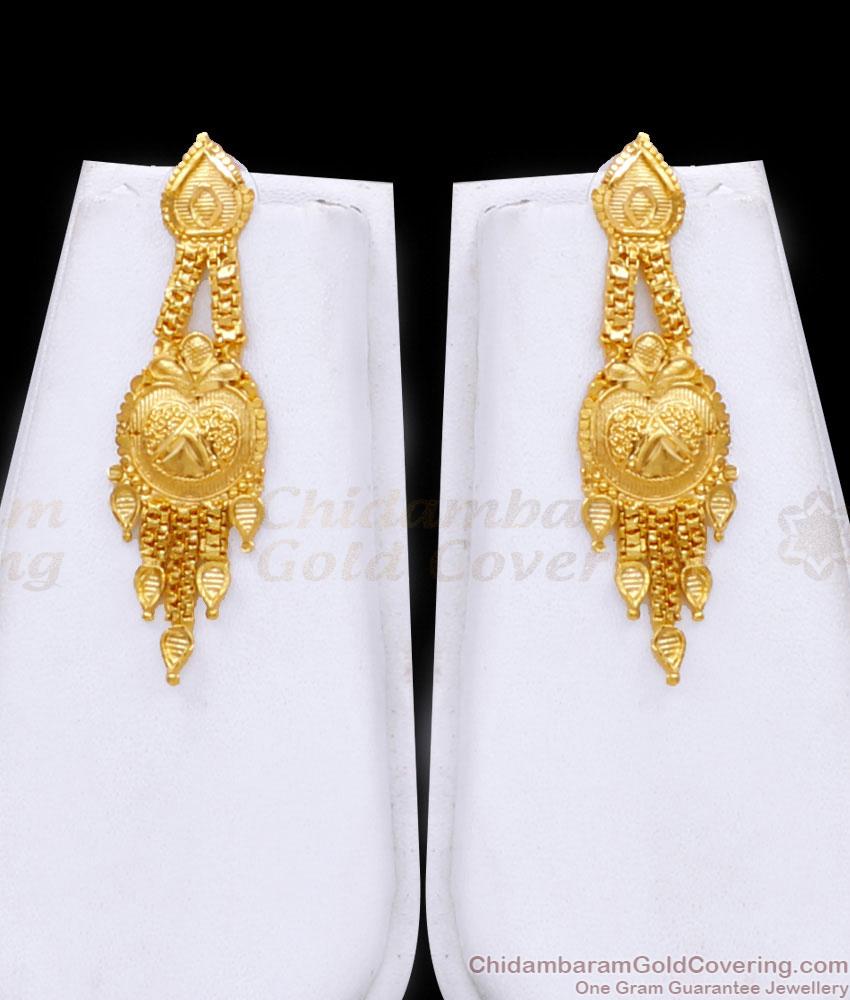 Beautiful Forming Gold Full Bridal Haram Necklace Combo For Women HR3418