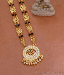 Latest Impon Design Gold Plated Islamic Haram With Black Beads HR3428 Latest Impon Design Gold Plated Islamic Haram With Black Beads HR3428