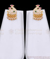 Buy Real Gold Tone Bridal Wear Impon Haram Necklace Combo Set Online HR3431