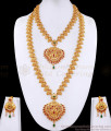 New Arrival Full Bridal Set Peacock Charms Long Haram Necklace Wedding Jewelry HR3433