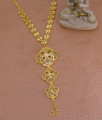 Bridal Wear Arabic Pattern Forming Gold Secondary Haram For Women HR3439