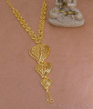 Stylish Multi Heart Pendant Forming Gold Long Necklace Design Online HR3441 Stylish Multi Heart Pendant Forming Gold Long Necklace Design Online HR3441