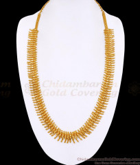 Beautiful One Gram Gold Haram Mullaipoo Bridal Jewelry Collections HR3443 Beautiful One Gram Gold Haram Mullaipoo Bridal Jewelry Collections HR3443