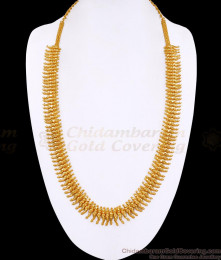Beautiful One Gram Gold Haram Mullaipoo Bridal Jewelry Collections HR3443 Beautiful One Gram Gold Haram Mullaipoo Bridal Jewelry Collections HR3443