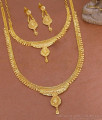 Attractive Bridal Wear Forming Gold Haram Necklace Wedding Combo Jewelry HR3455