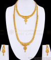 Attractive Bridal Wear Forming Gold Haram Necklace Wedding Combo Jewelry HR3455