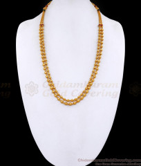 Latest Double Line Golden Beads Long Haram With Stone HR3475 Latest Double Line Golden Beads Long Haram With Stone HR3475