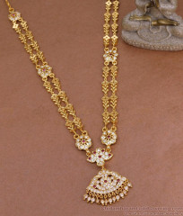 Beautiful Double Line Impon Stone Haram 5 Metal Jewelry For Marriage HR3484 Beautiful Double Line Impon Stone Haram 5 Metal Jewelry For Marriage HR3484