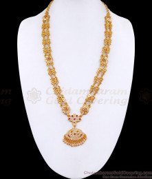 Beautiful Double Line Impon Stone Haram 5 Metal Jewelry For Marriage HR3484 Beautiful Double Line Impon Stone Haram 5 Metal Jewelry For Marriage HR3484