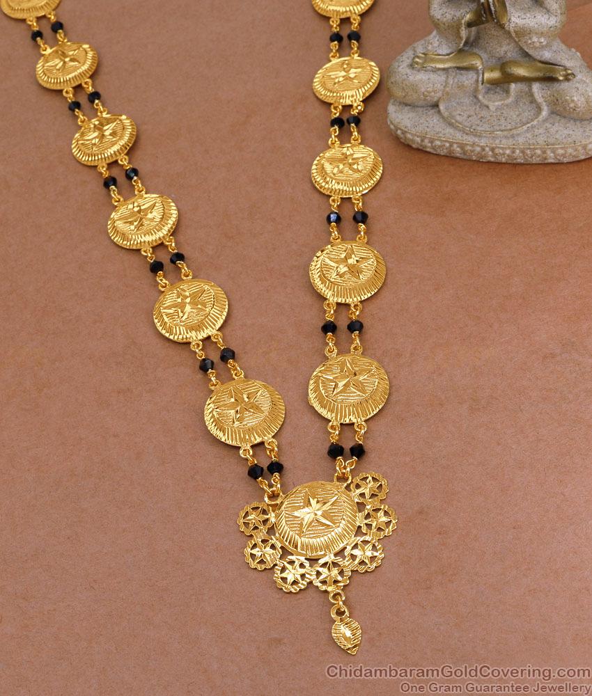 Buy Gold Imitation Galsar Black Beaded Islamic Haram For Women HR3488