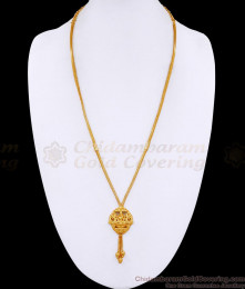 Buy Plain One Gram Gold Long Haram Lakshmi Design Online HR3490 Buy Plain One Gram Gold Long Haram Lakshmi Design Online HR3490
