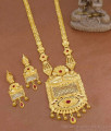 Grand Bridal Wear Forming Gold Haram Ruby Stone Design Online HR3522 Grand Bridal Wear Forming Gold Haram Ruby Stone Design Online HR3522