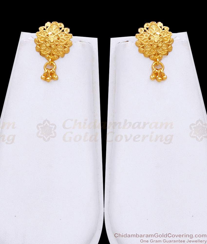 Light Weight Mullai Arumbu 2 Gram Gold Haram Necklace Combo Set HR3524 Light Weight Mullai Arumbu 2 Gram Gold Haram Necklace Combo Set HR3524