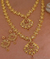 Bridal Set Ruby Stone Peacock Haram Necklace Design Shop Online HR3528