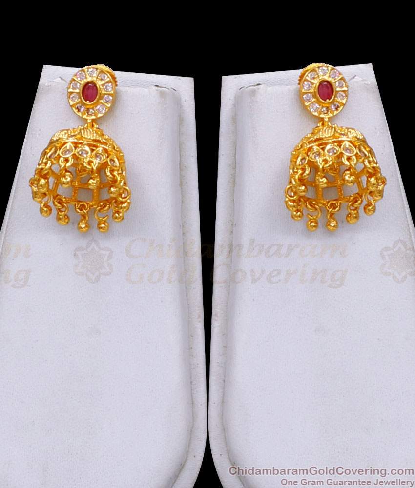 Luxurious Gold Imitation Bridal Haram Necklace Set With Designer Earrings HR3532 Luxurious Gold Imitation Bridal Haram Necklace Set With Designer Earrings HR3532