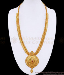 High Quality Leaf Design Gold Imitation Long Haram Design For Wedding HR3541