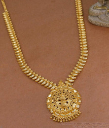 Plain One Gram Gold Tone Mango Haram Collections For Women HR3542 Plain One Gram Gold Tone Mango Haram Collections For Women HR3542