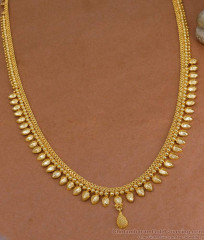 Beautiful Leaf Design One Gram Gold Haram Women Fashion Jewelry HR3551