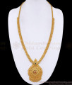 New Arrival Micro Gold Plated Ad Stone Long Haram Mullai Mottu Design HR3560