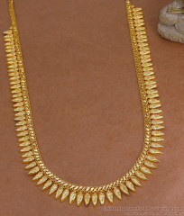 Premium Look Micro Gold Polish Mullaipoo Haram Design Bridal Jewelry HR3563 Premium Look Micro Gold Polish Mullaipoo Haram Design Bridal Jewelry HR3563