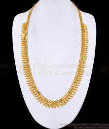 Premium Look Micro Gold Polish Mullaipoo Haram Design Bridal Jewelry HR3563