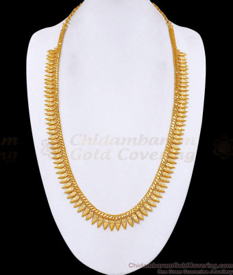 Premium Look Micro Gold Polish Mullaipoo Haram Design Bridal Jewelry HR3563